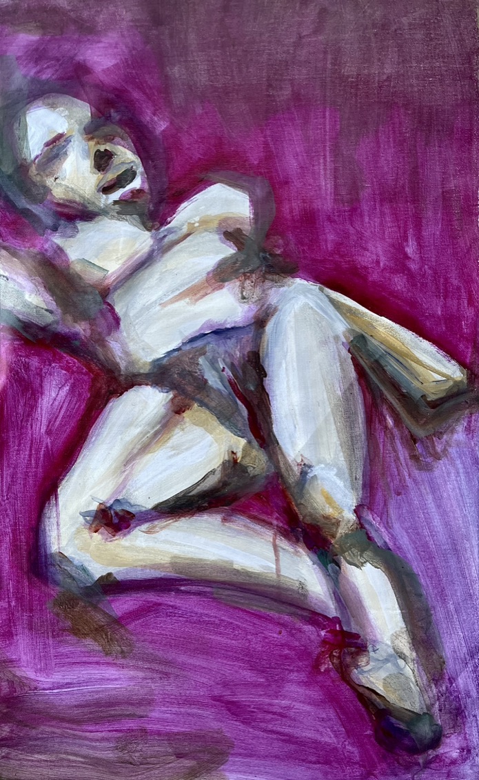 METAMORPHOSIS 5 50X87 cm, 19,6x34,2 inches, acrilico su tela LABOH