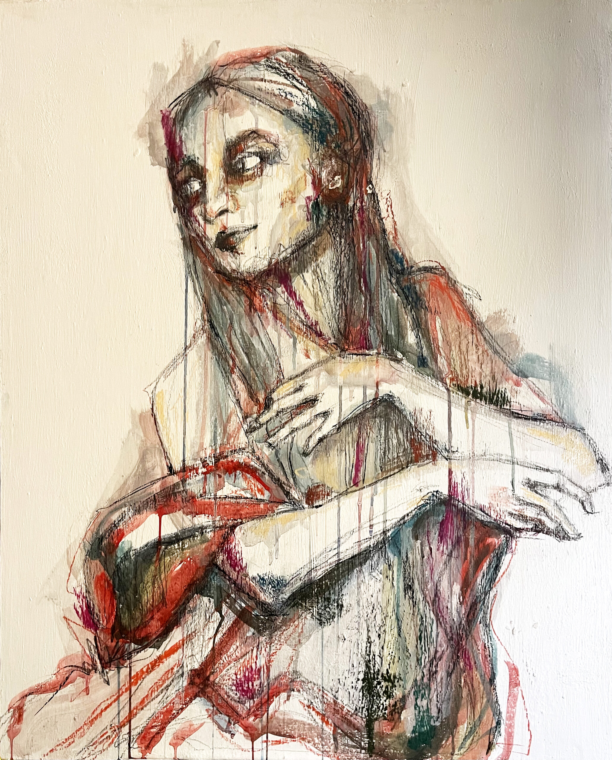 MY JOY 80x100 cm acuarello su tela