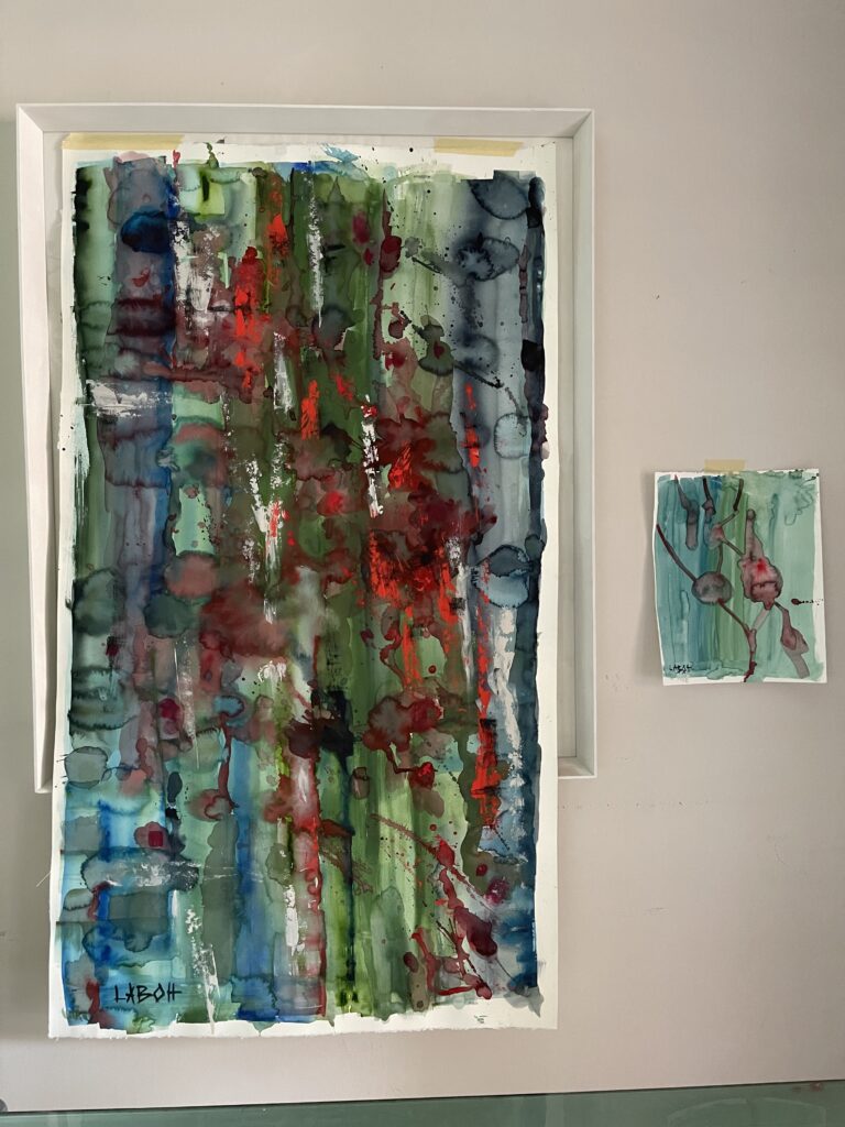 Blue red green