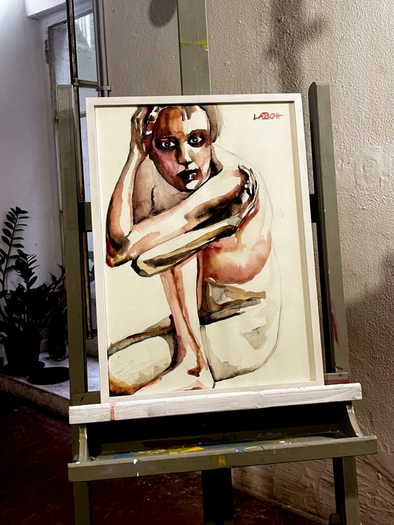 CRISALIDE su cavalletto