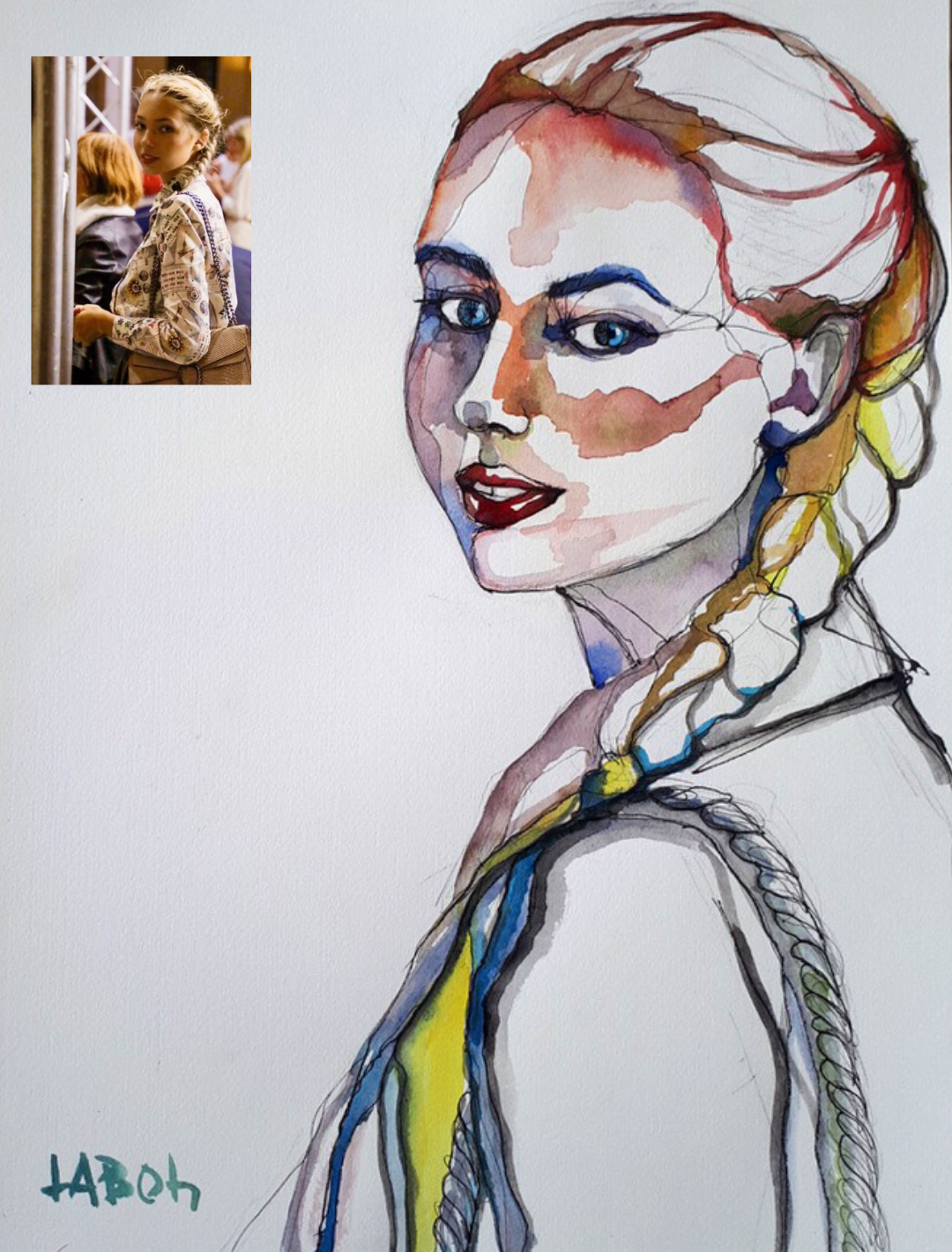 Commissioned Portrait Anika from Laboh