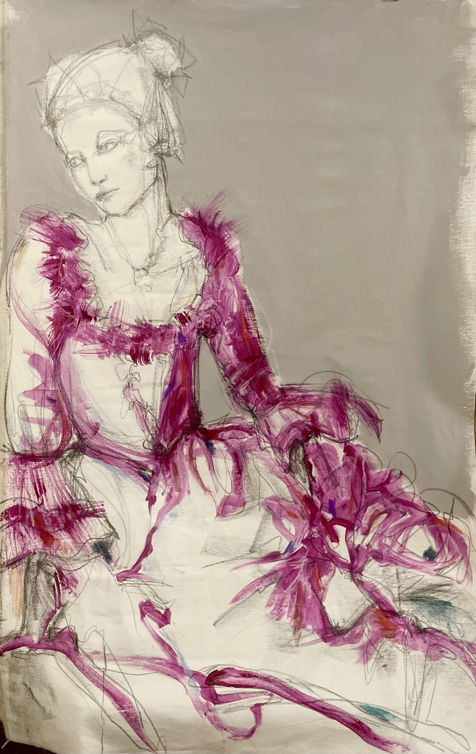 Marie Antoinette Melancholia Laboh figurative art